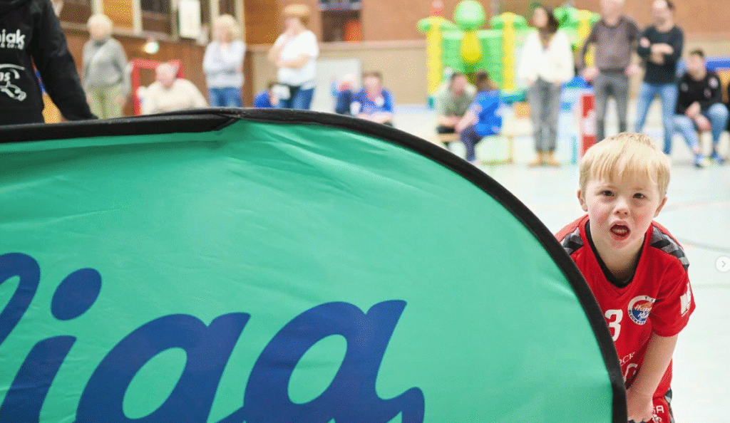 Glückskids Foto aus der Sporthalle
