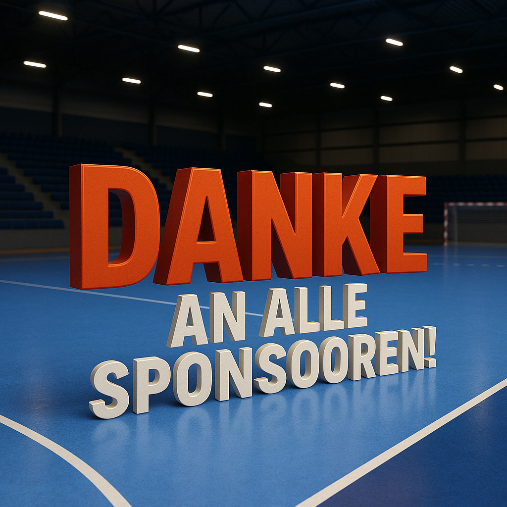 Bild das sagt ,,Danke an alle Sponsoren"